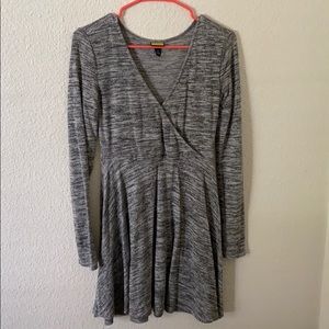 Gray long sleeve dress!
